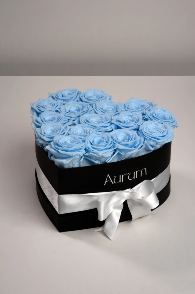 Deluxe Box Heart Aurum Flowers