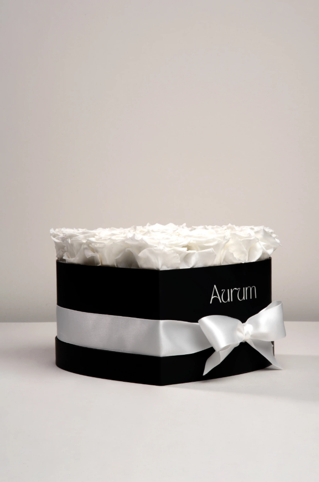 Deluxe Box Heart Aurum Flowers