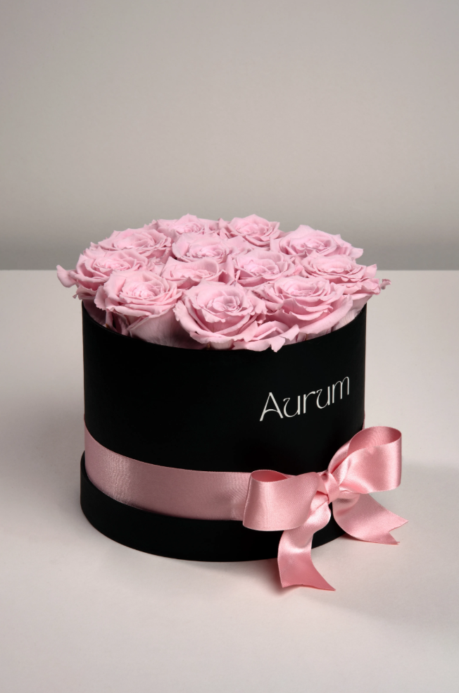 Luxury Box 12 Roses Aurum Flowers