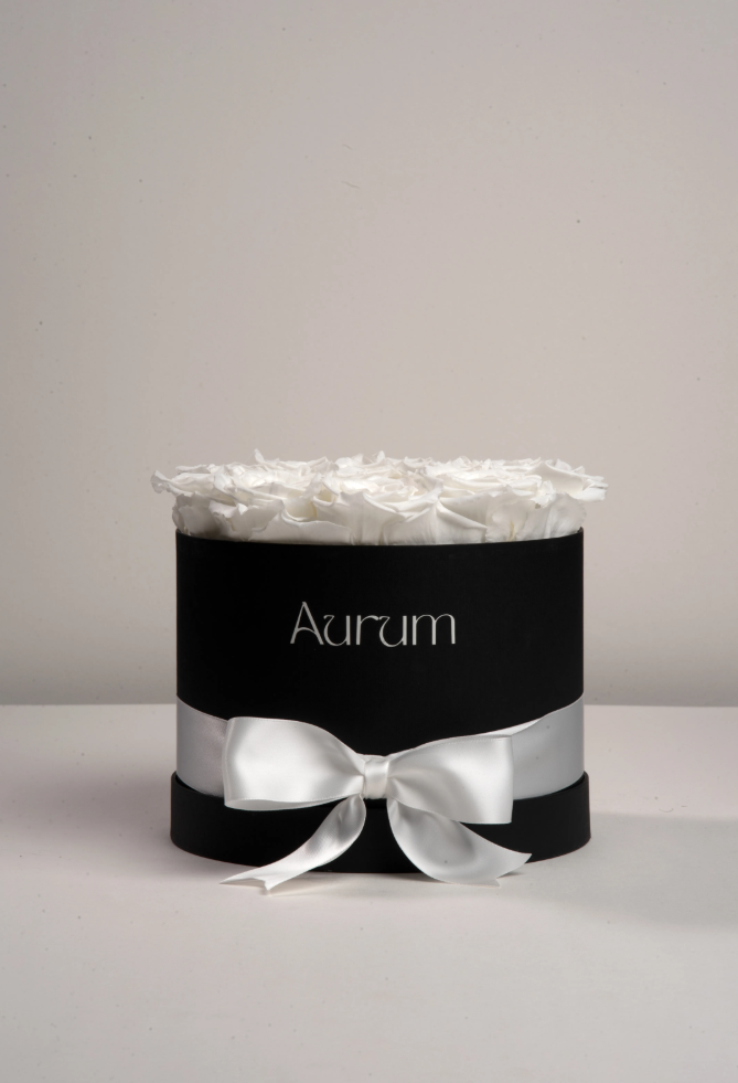 Luxury Box 12 Roses Aurum Flowers