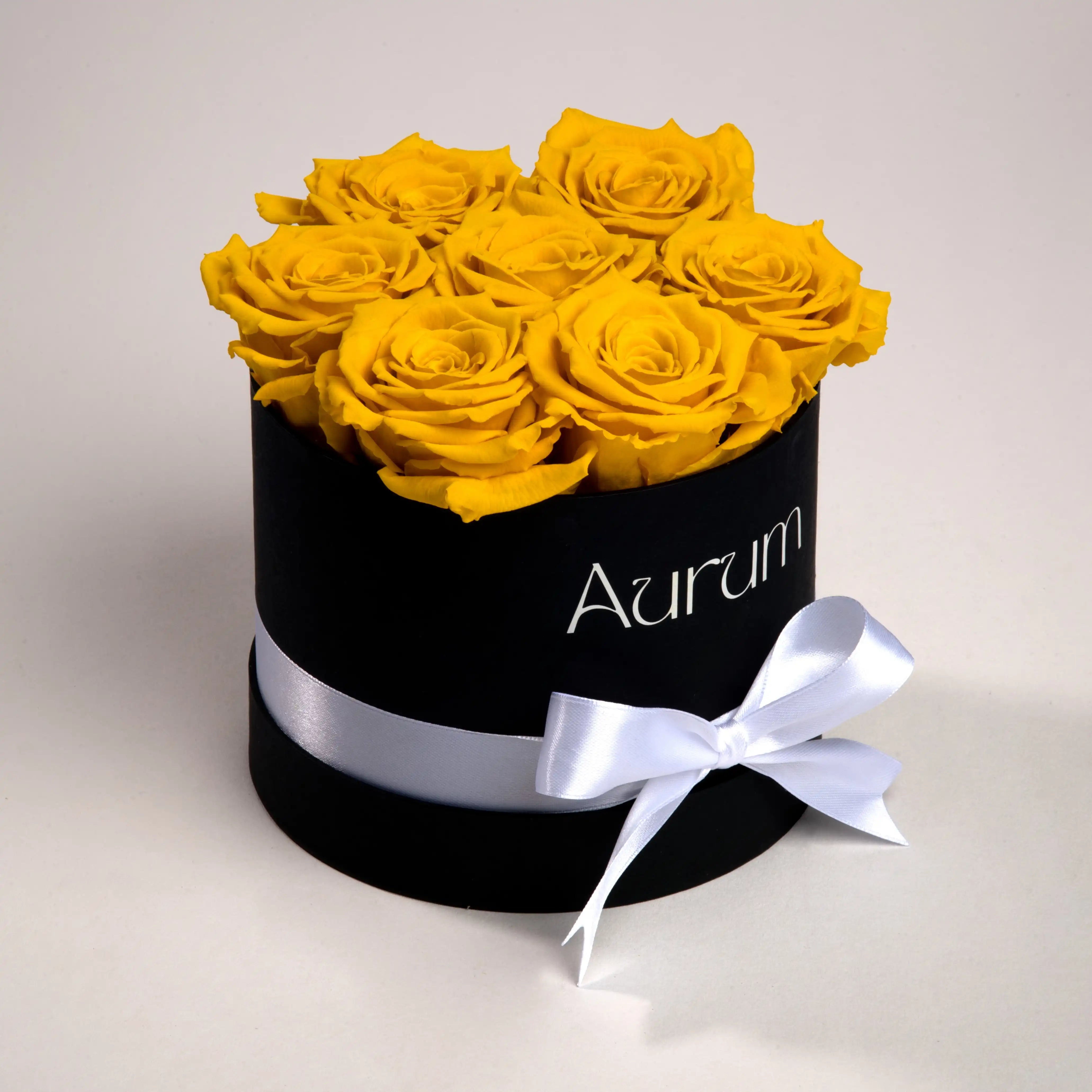 Deluxe Box 7 Roses Aurum Flowers