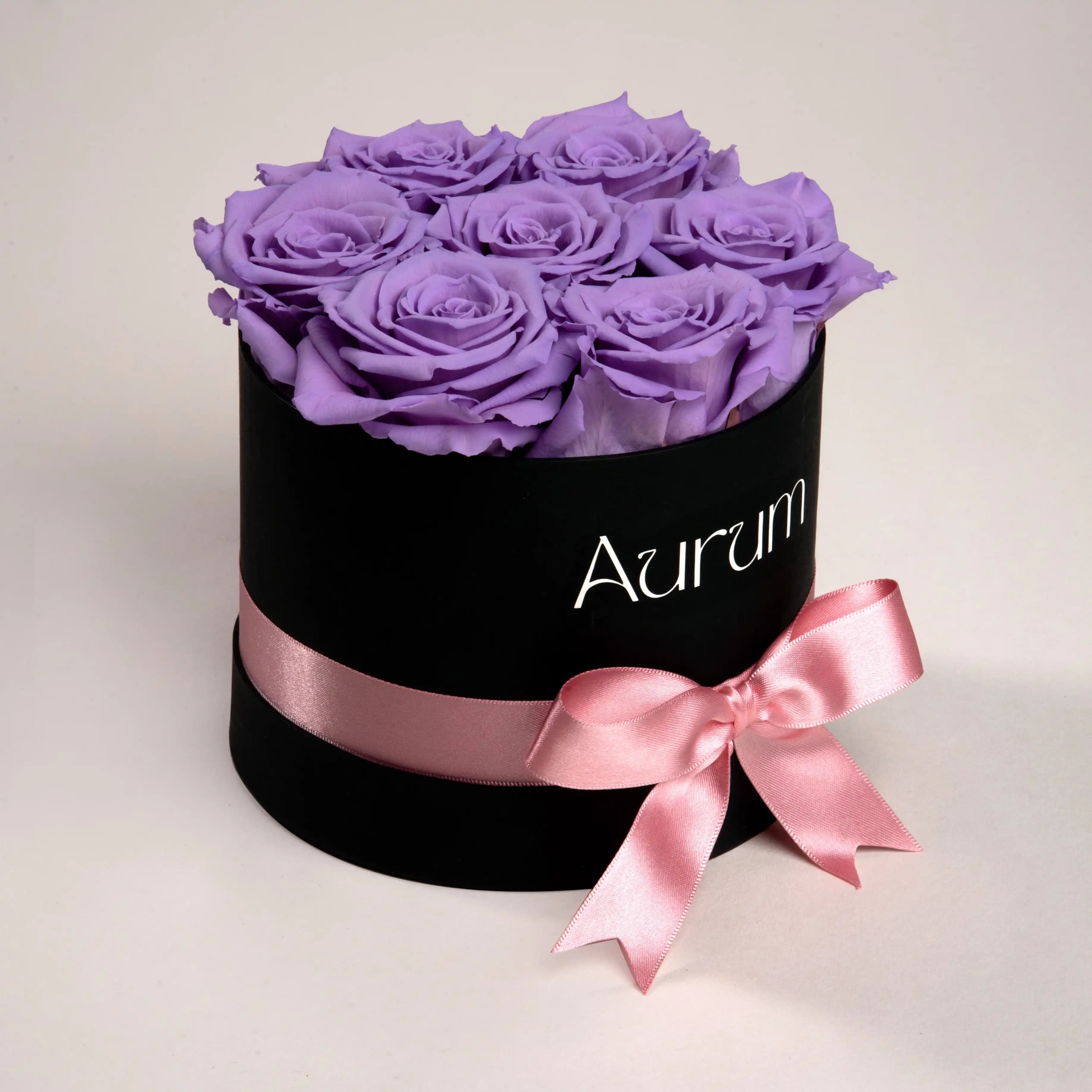 Deluxe Box 7 Roses Aurum Flowers