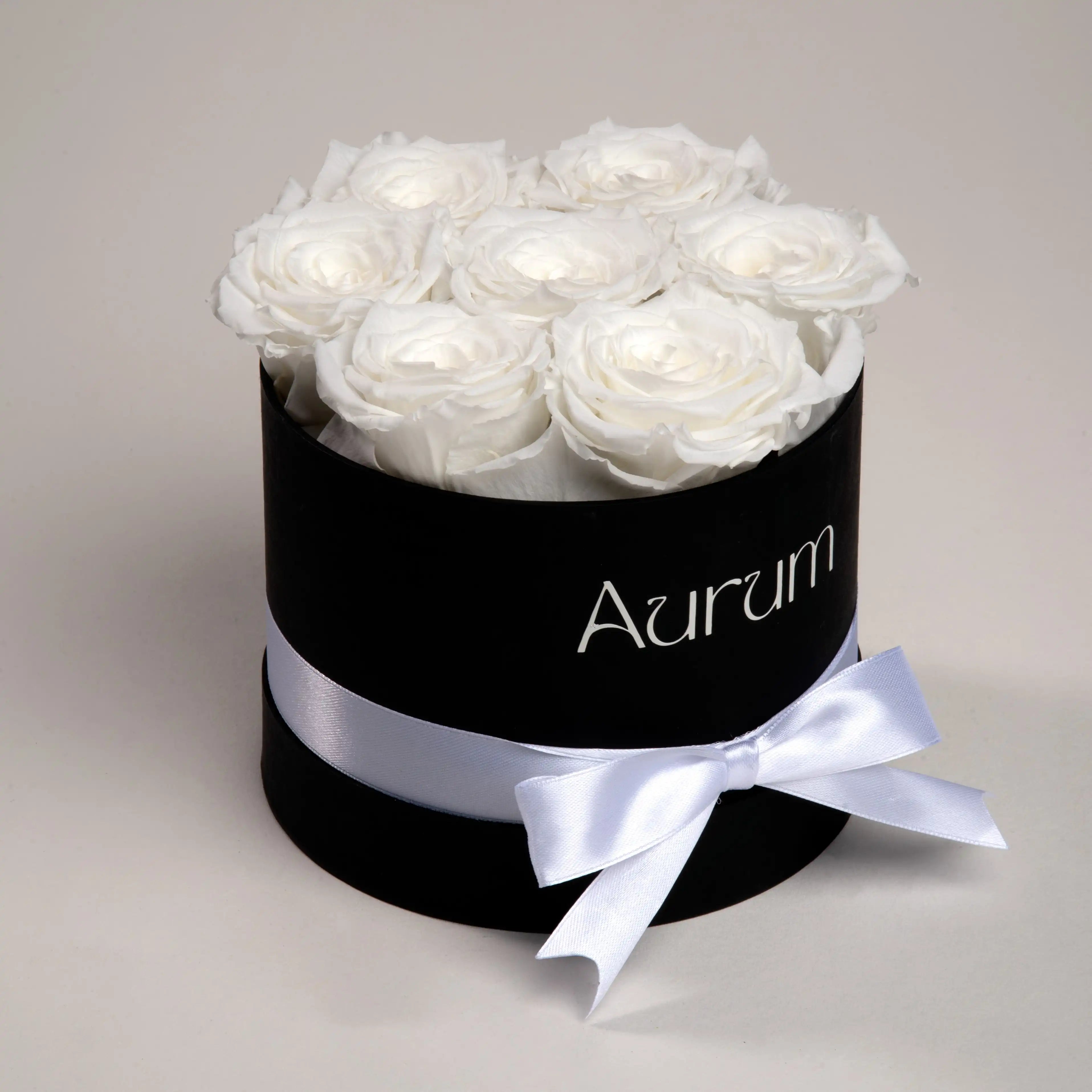 Deluxe Box 7 Roses Aurum Flowers