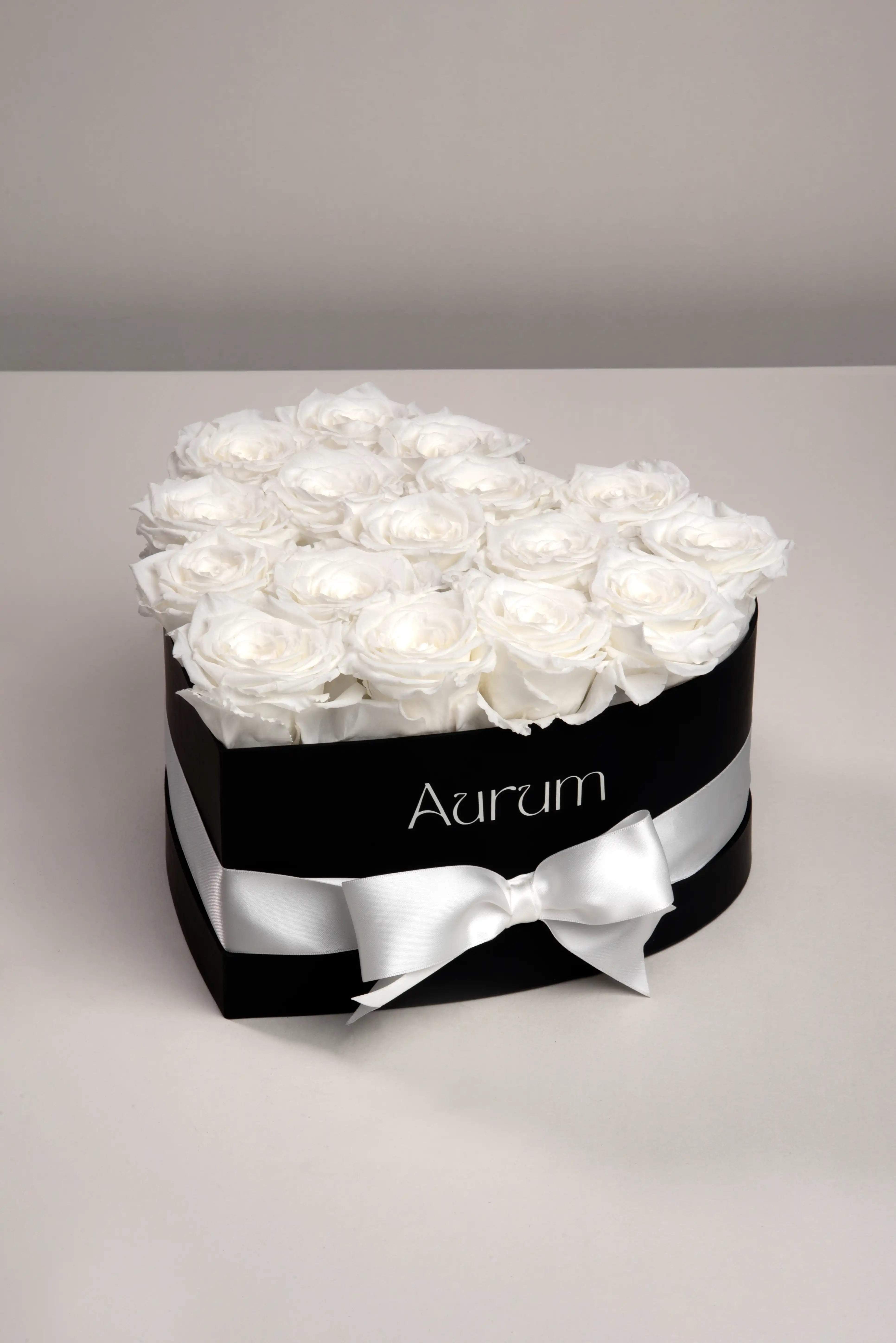 Deluxe Box Heart Aurum Flowers